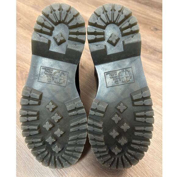 Dr. Martens Docs Quad 2976 Black Smooth Leather Platform Chelsea Boots Size 7 - Picture 9 of 9